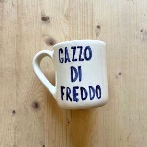 Tazzona “cazzo di freddo”